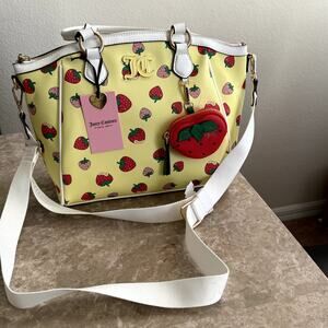 Juicy Couture Sweet N Juicy FR Tote Strawberry Yellow
